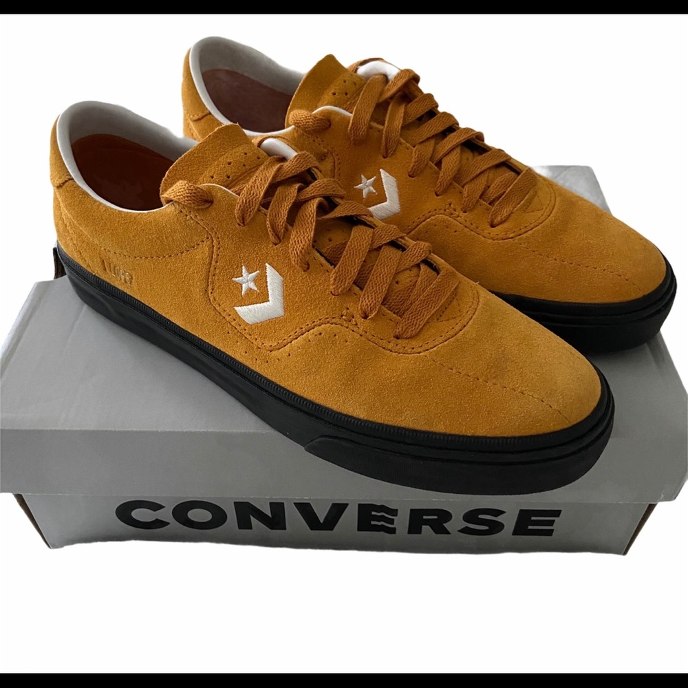 Converse Louie Lopez Pro Suede Saffron Mens 7.5